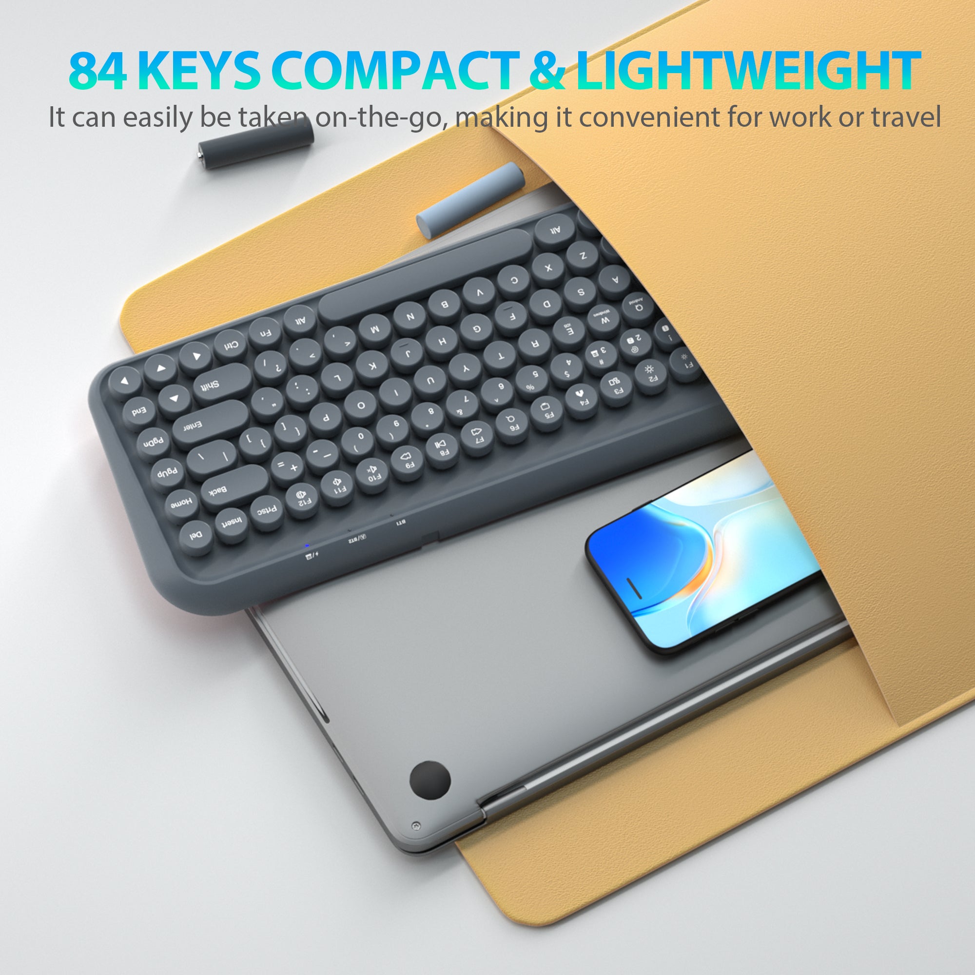 898 Retro Essential Wireless Bluetooth Keyboard