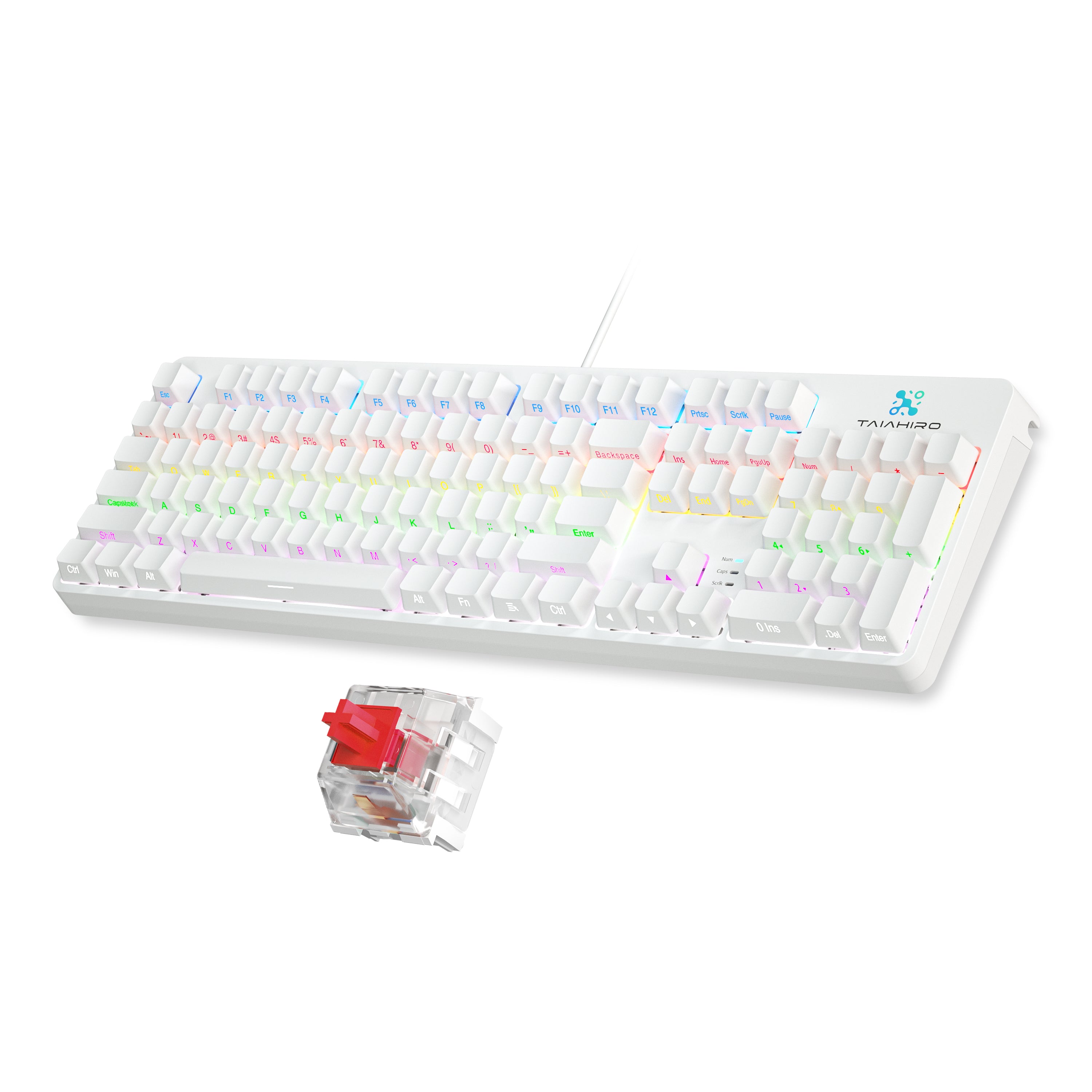 1908 Snow Elf Mechanical Gaming Keyboard