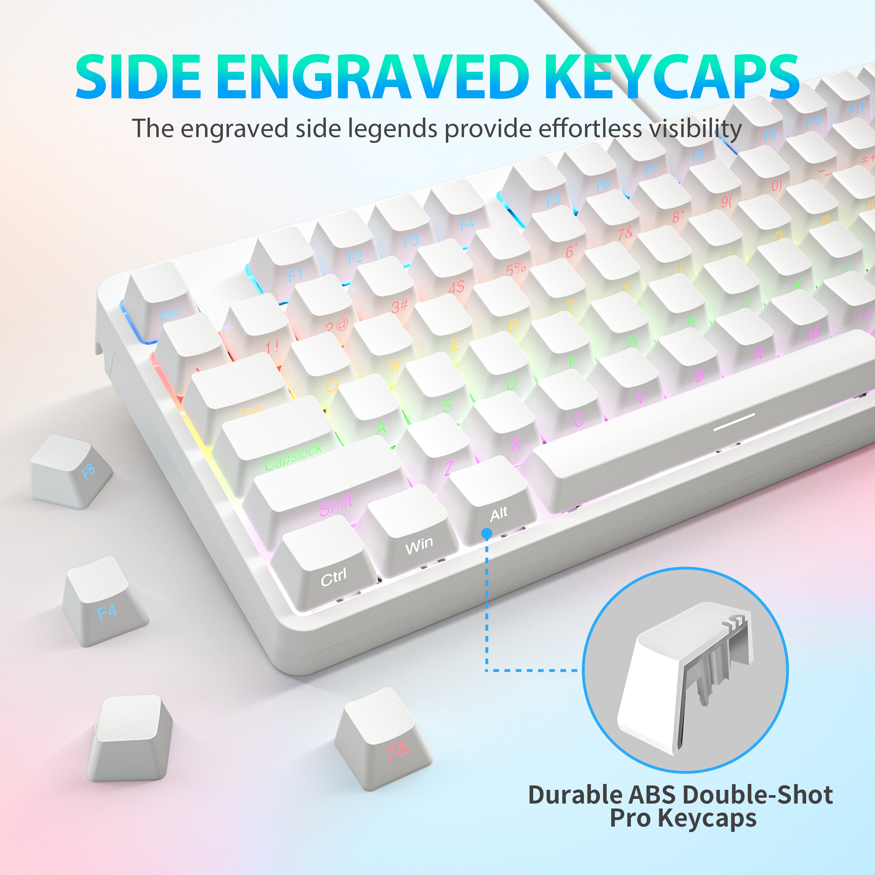 1908 Snow Elf Mechanical Gaming Keyboard